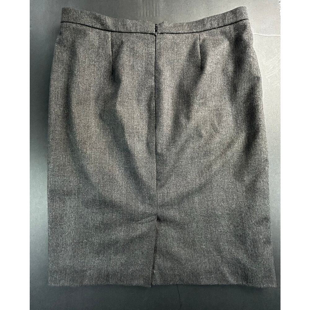 United Colors of Benetton Women's Gray Pinstripe Pencil Skirt US 4 IT 40 - Picture 2 of 12